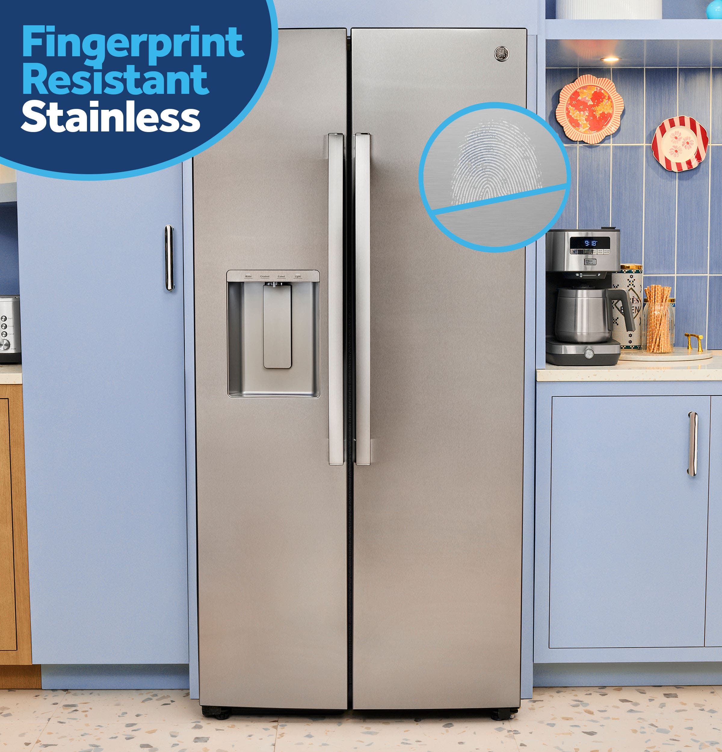 GE GSE25NYYFS Fingerprint Resistant Stainless Steel