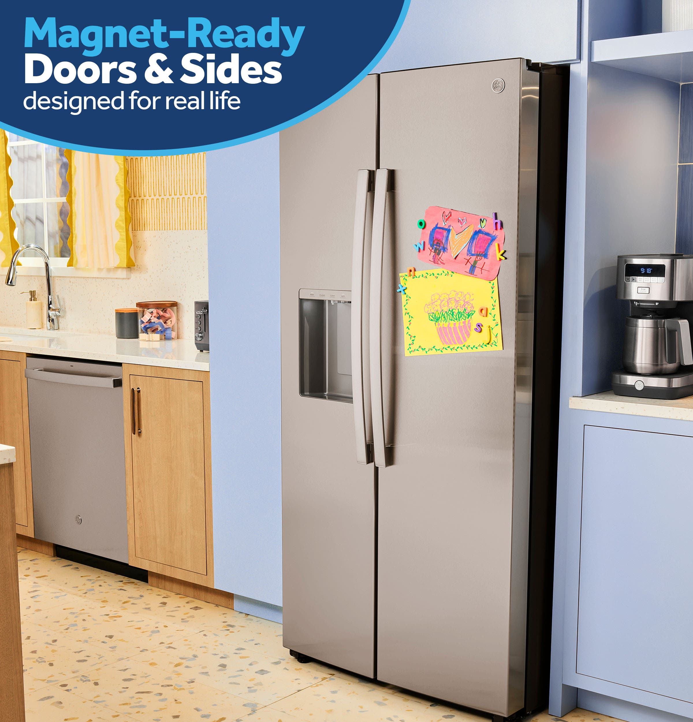 GE GSE25NYYFS Fingerprint Resistant Stainless Steel