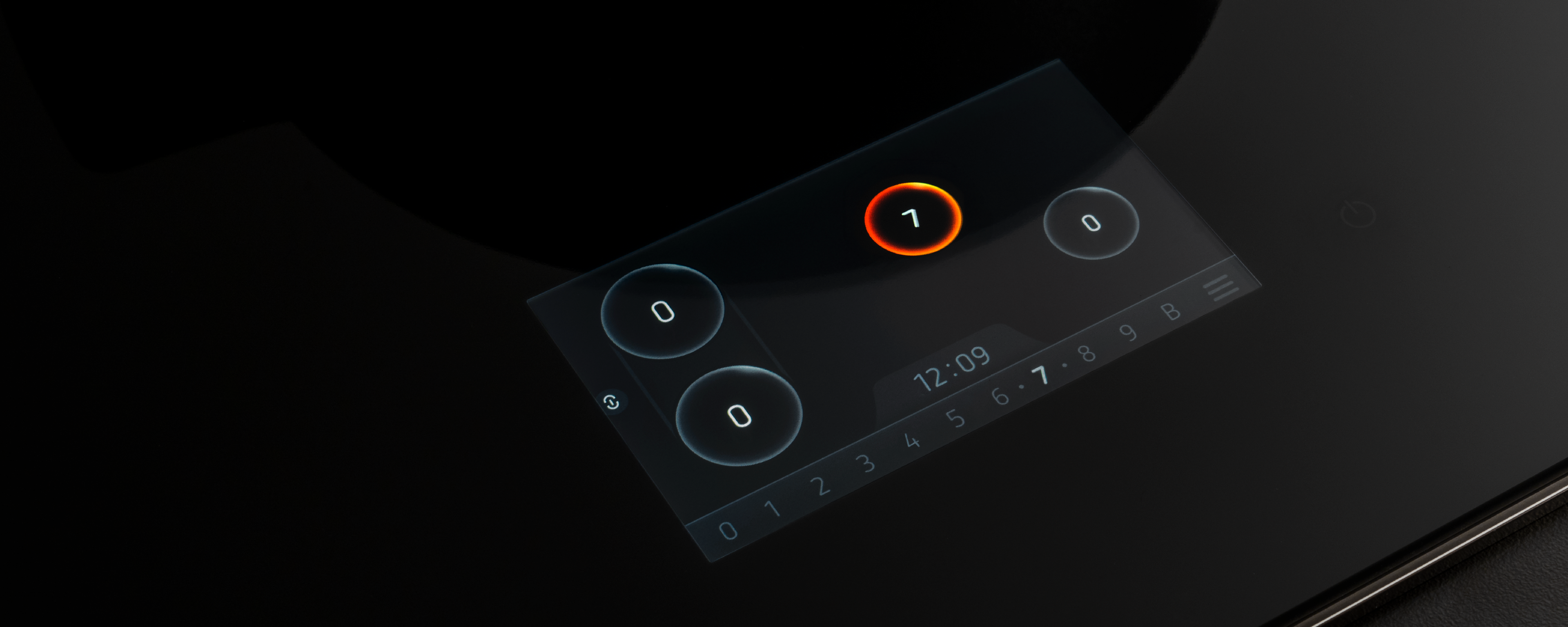 Bertazzoni PE304TG Black Glass With Gold Trim