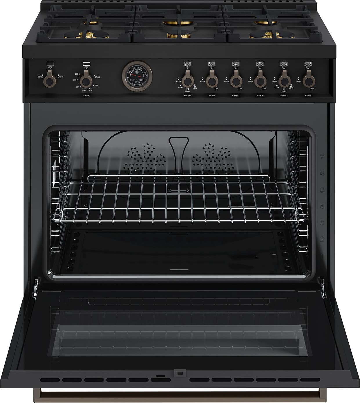 Bertazzoni PRO366BCFGMCAT Carbonio