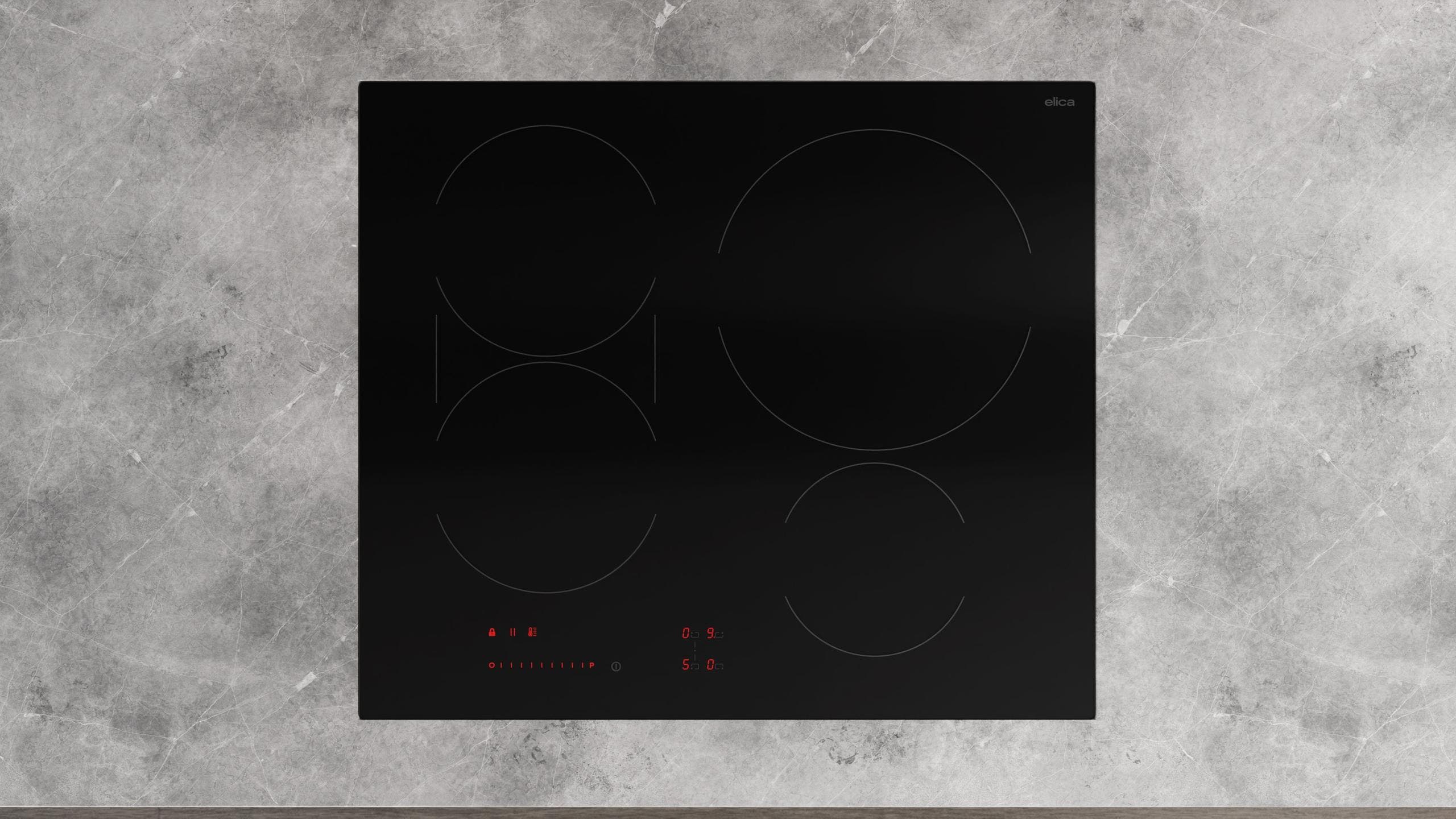 Elica EIV424BL 24 Inch Black Glass