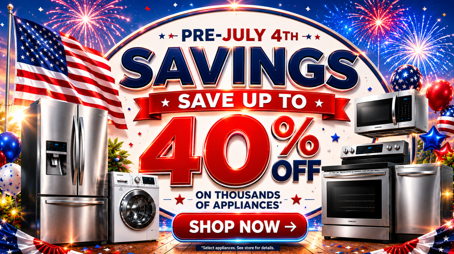 Pre-July 4th Savings Begin