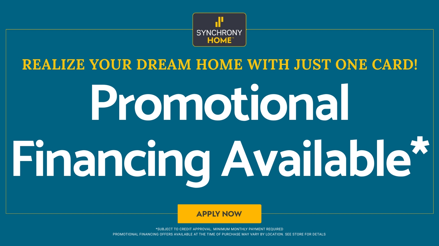Special Financing Available Now!