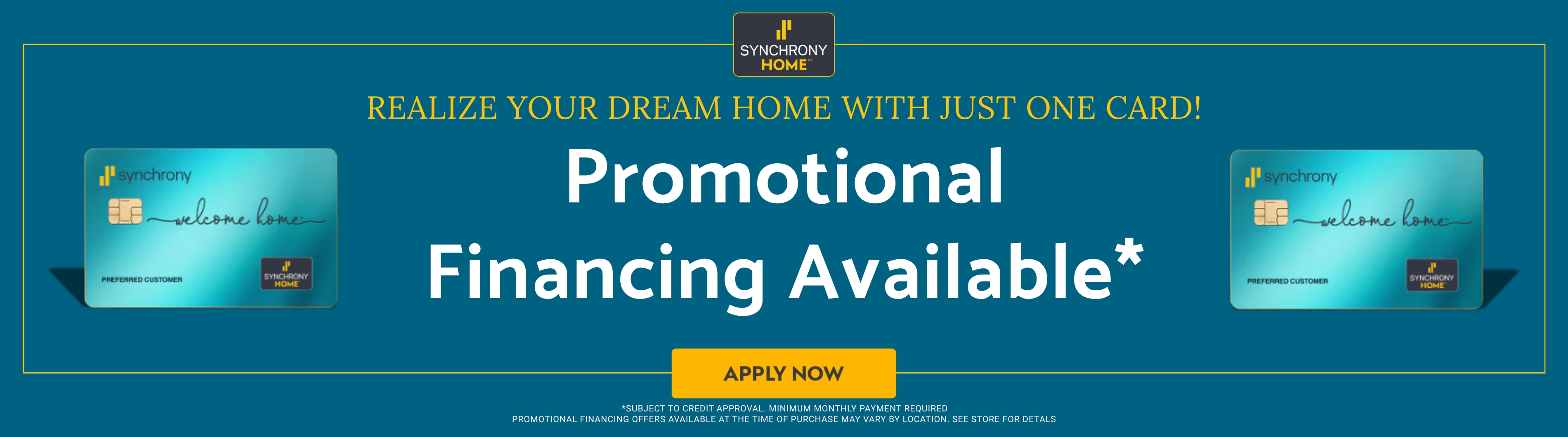 Special Financing Available Now!
