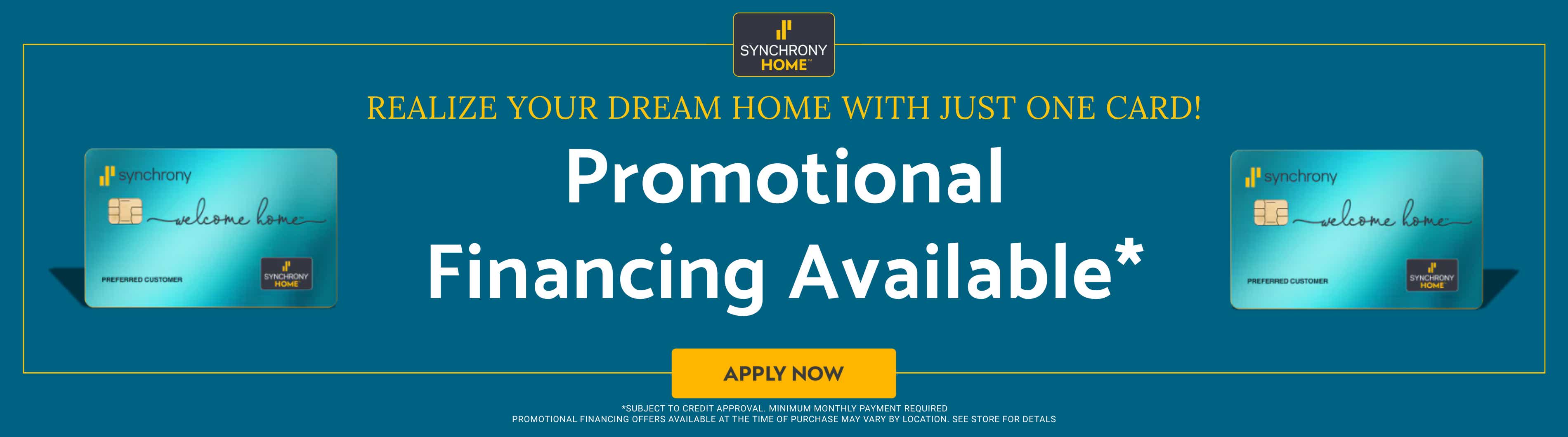 Special Financing Available Now!