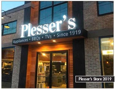Plesser’s storefront in 2019